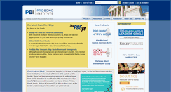 Desktop Screenshot of probonoinst.org