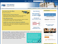 Tablet Screenshot of probonoinst.org